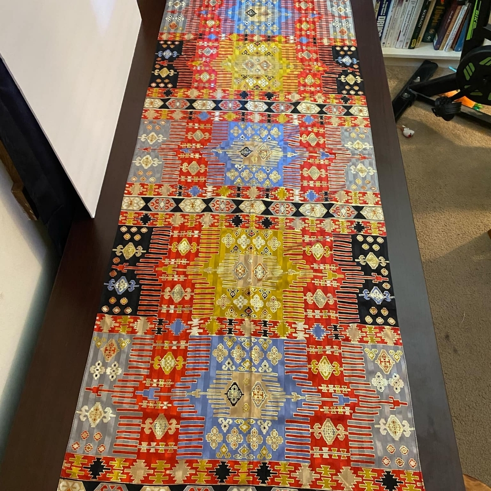 VAKKO silk scarf long